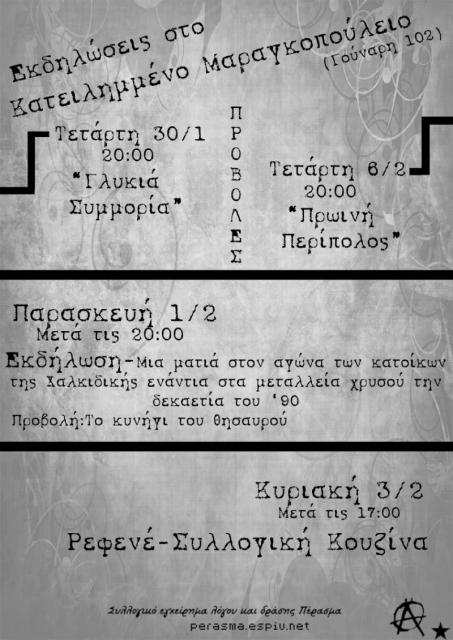 Κυνήγι θησαυρού και προβολές